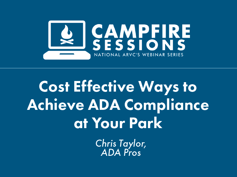 Campfire Sessions: Cost Effective Ways to Achieve ADA Compliance at your Park